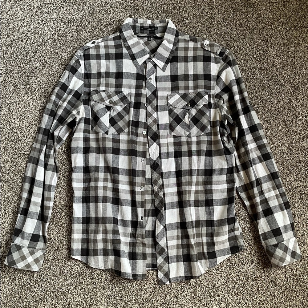 Twenty One Men Button Down Dress Shirt